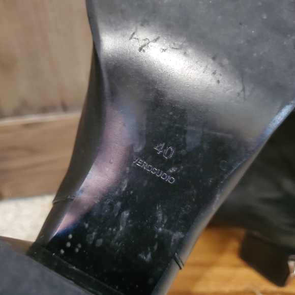 Alexander Wang Black Grain Parker Boots - Picture 4 of 9